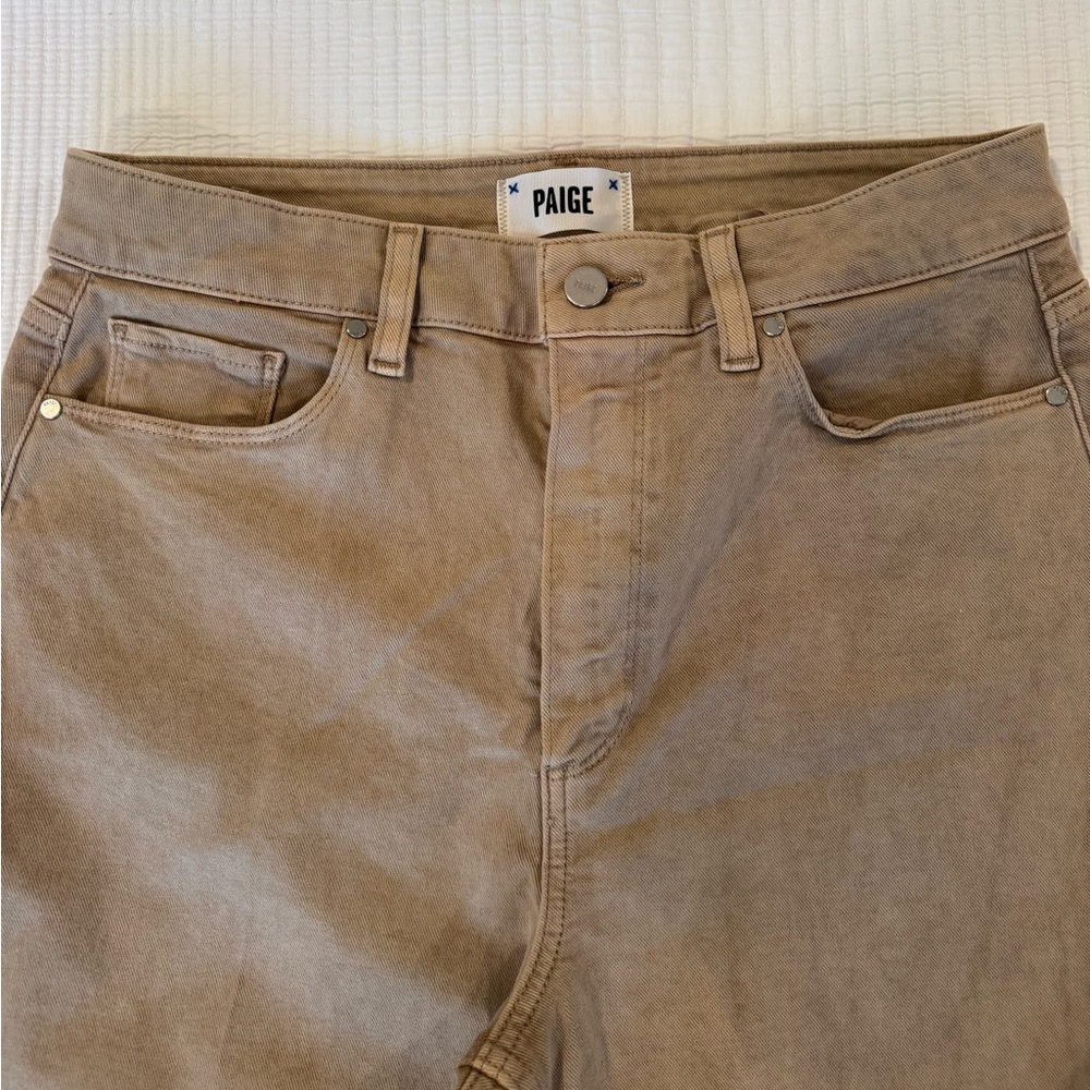 PAIGE Anessa High-Rise Wide-Leg Jeans in Vintage Canewood